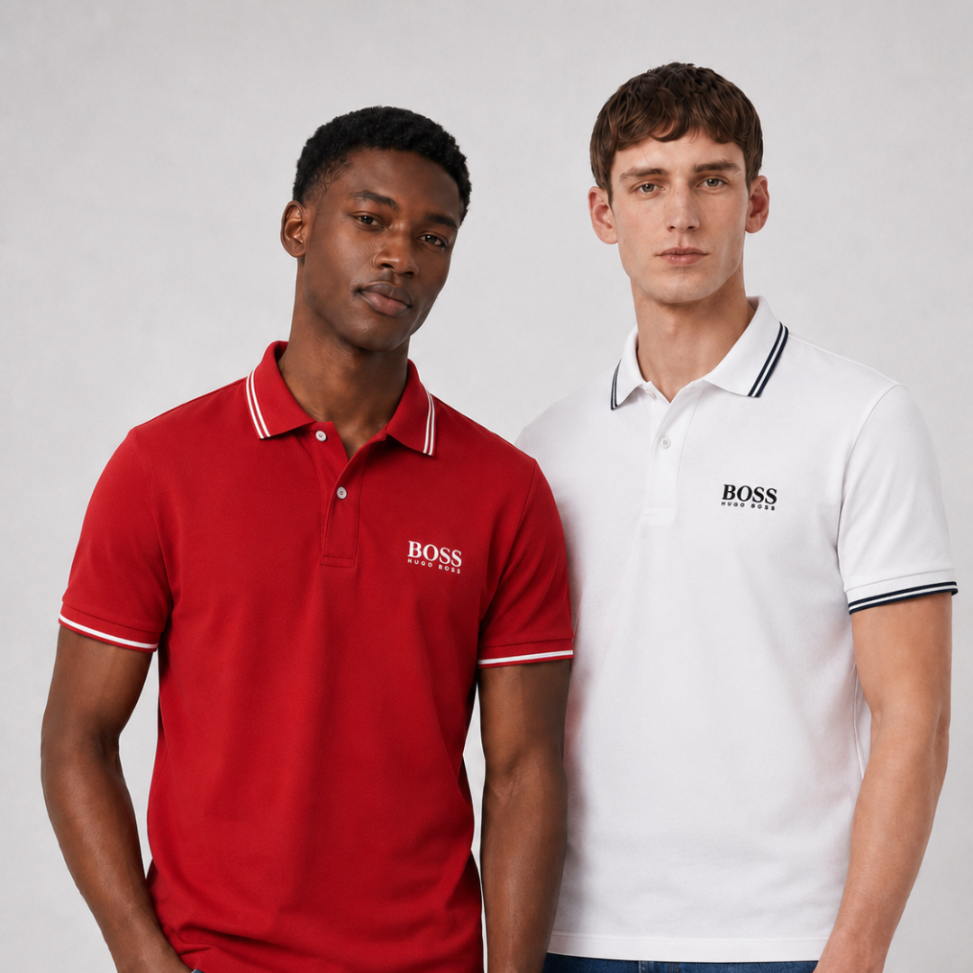 [Buy 2 Pay 1] Hugo Boss Premiere Polo Shirts + Exclusive Premium Watch