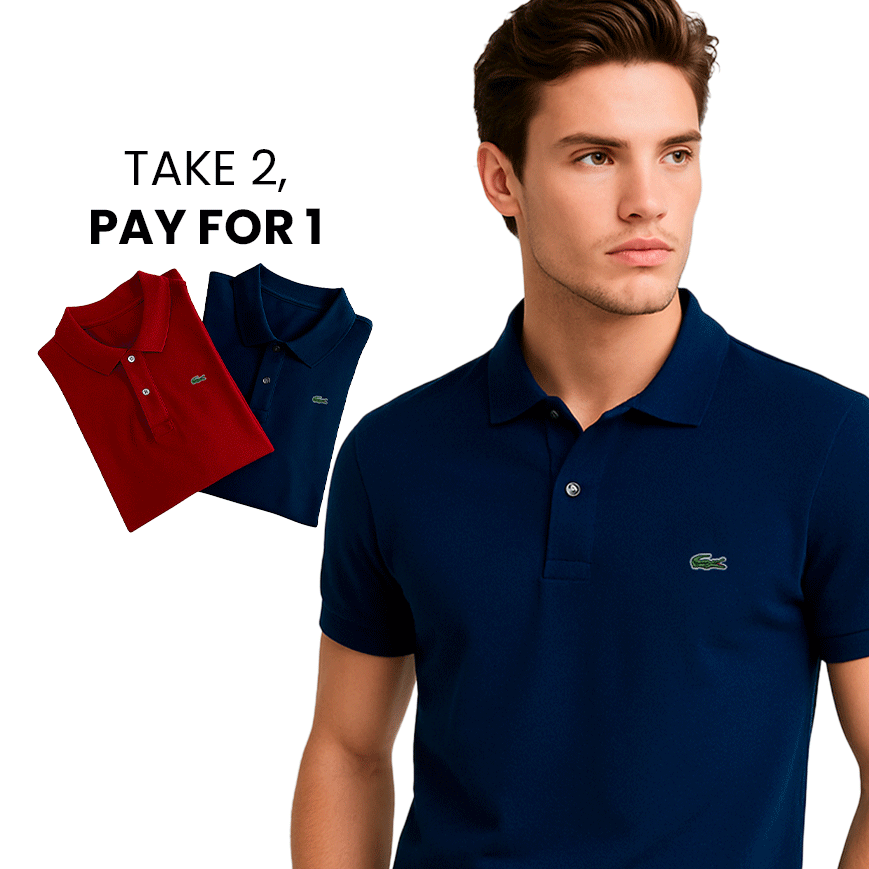 [TAKE 2, PAY FOR 1] 2-PIECE SET PREMIERE POLO SHIRTS LACOSTE