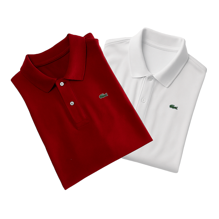 [TAKE 2, PAY FOR 1] 2-PIECE SET PREMIERE POLO SHIRTS LACOSTE